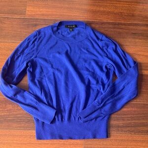 Ann Taylor Royal Blue Crewneck Sweater size small